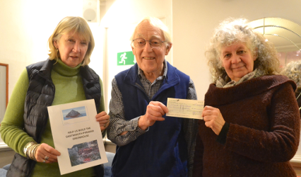 D & K Vice-President presents cheque to Dartmouth Green Partnerships