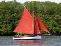 Classic Gaffer near Dittisham
